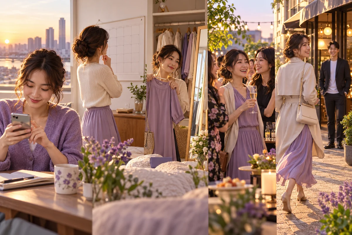 連絡や予定を整え出会いの場へ一歩踏み出す女性