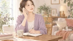 復縁の電話相談に向けて質問をノートに整理する女性のイメージ