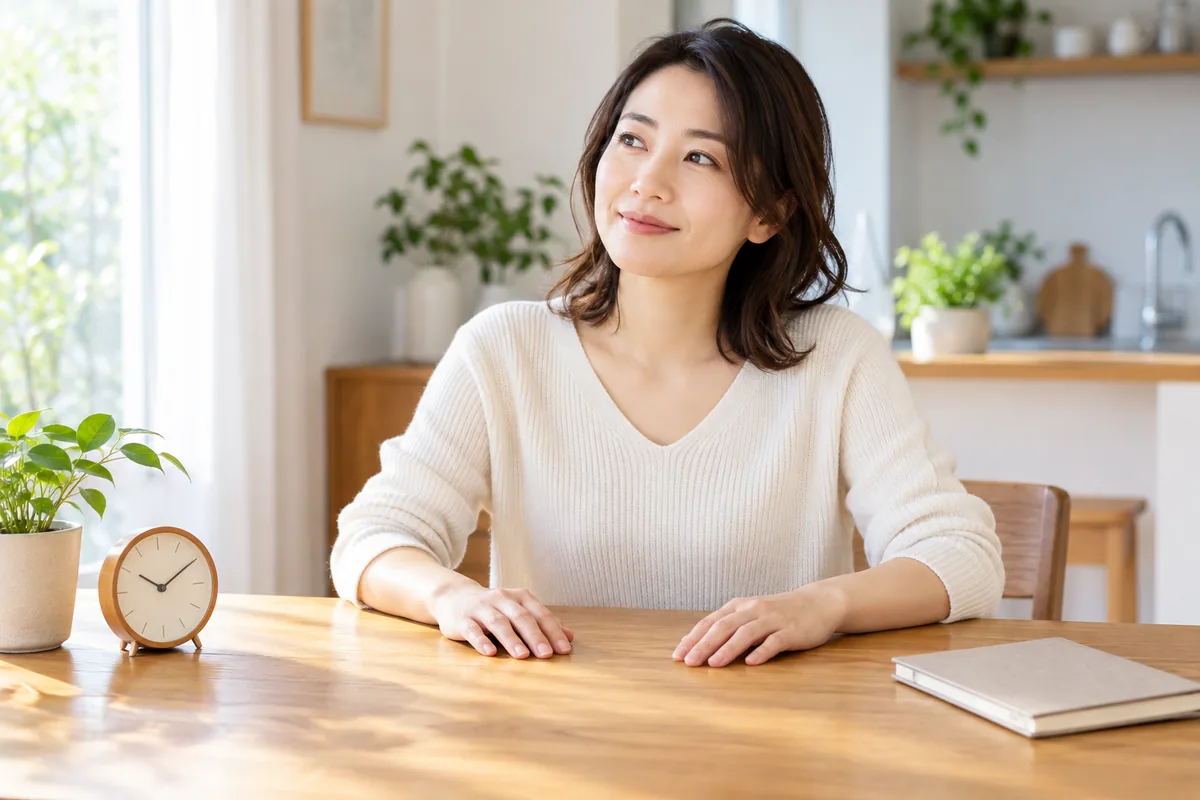 電話占いの相談時間と予算を考える女性
