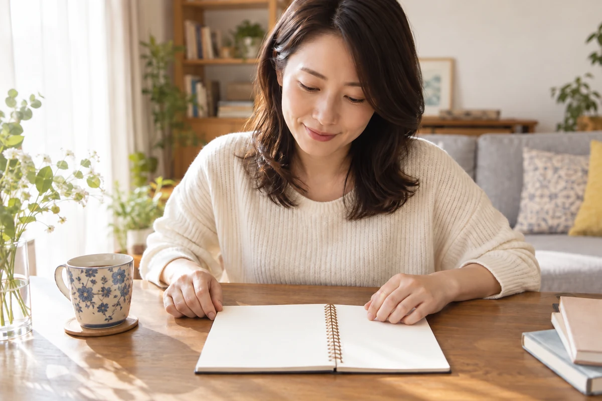 電話占いを利用する前の疑問を整理する女性