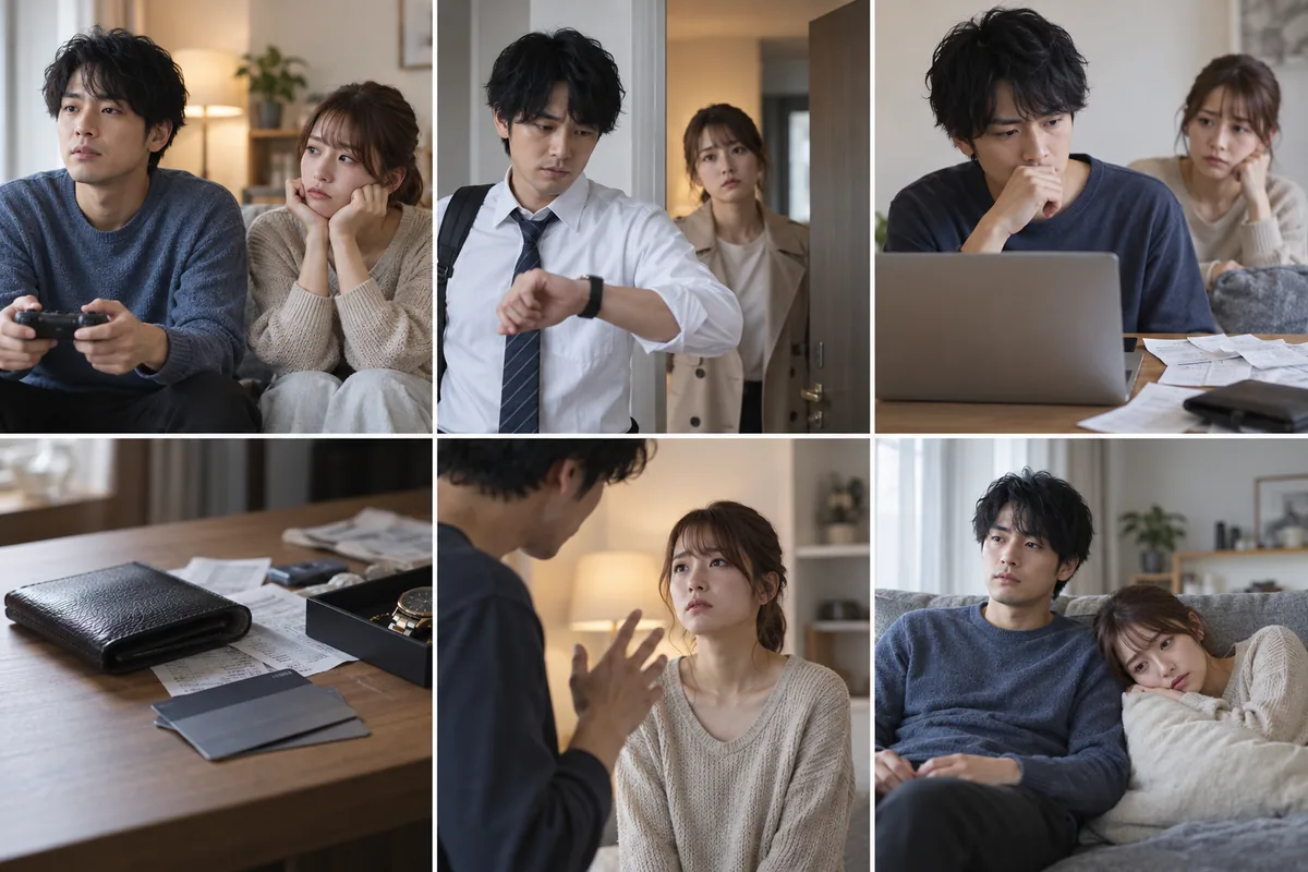 嘘の内容や頻度など4つの観点を冷静に比べる男性
