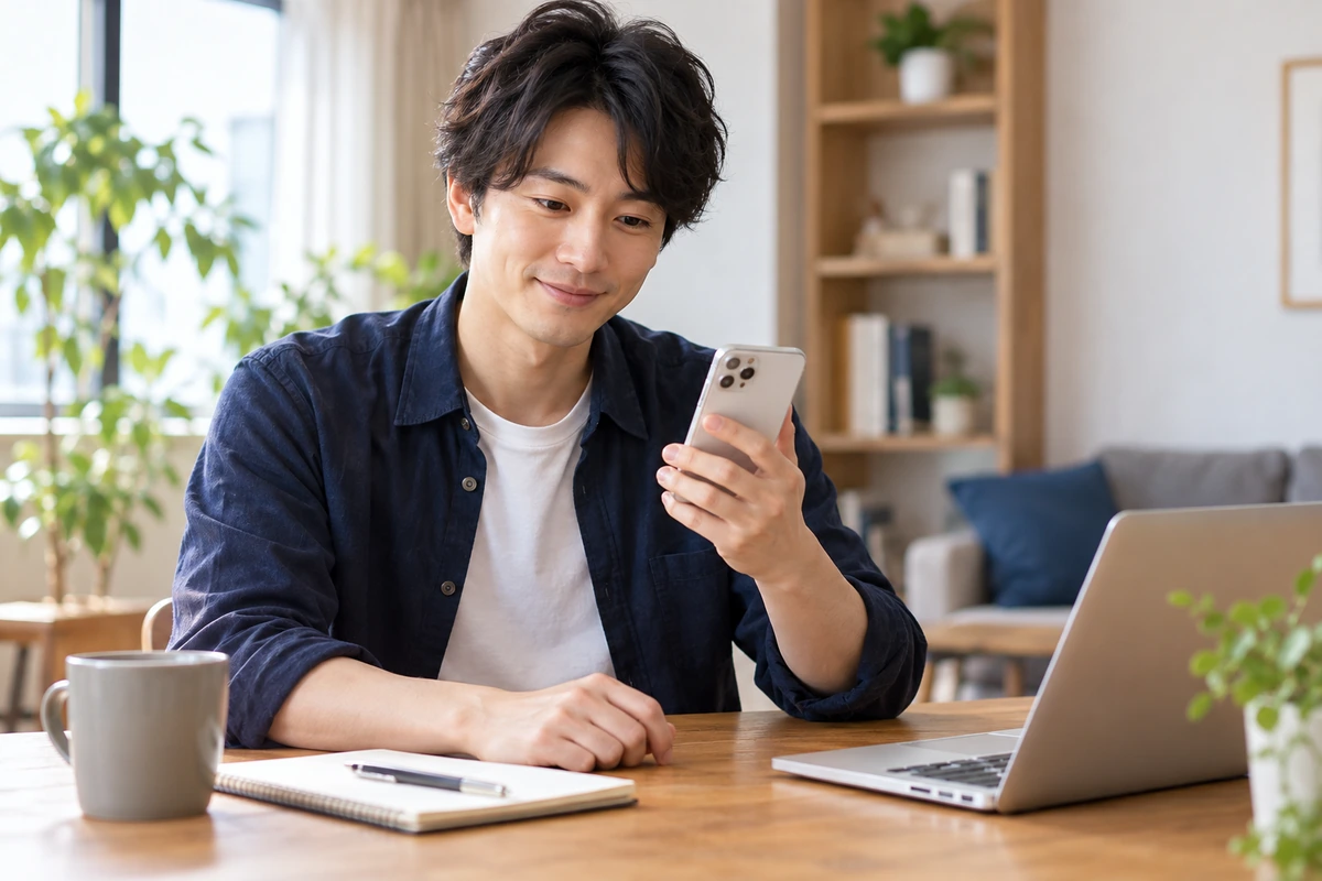 別れた後に連絡する男性