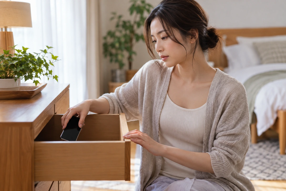 元彼からの連絡と距離を置く女性
