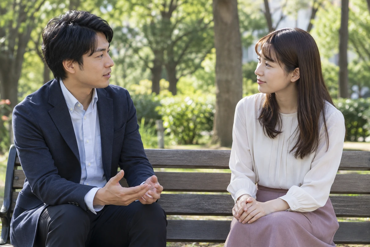 復縁の意思を率直に確認する男女