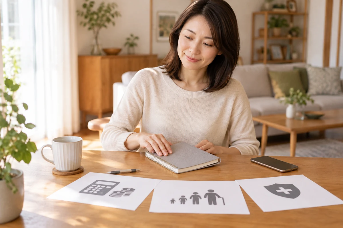 利用条件を確認して次の行動を決める女性