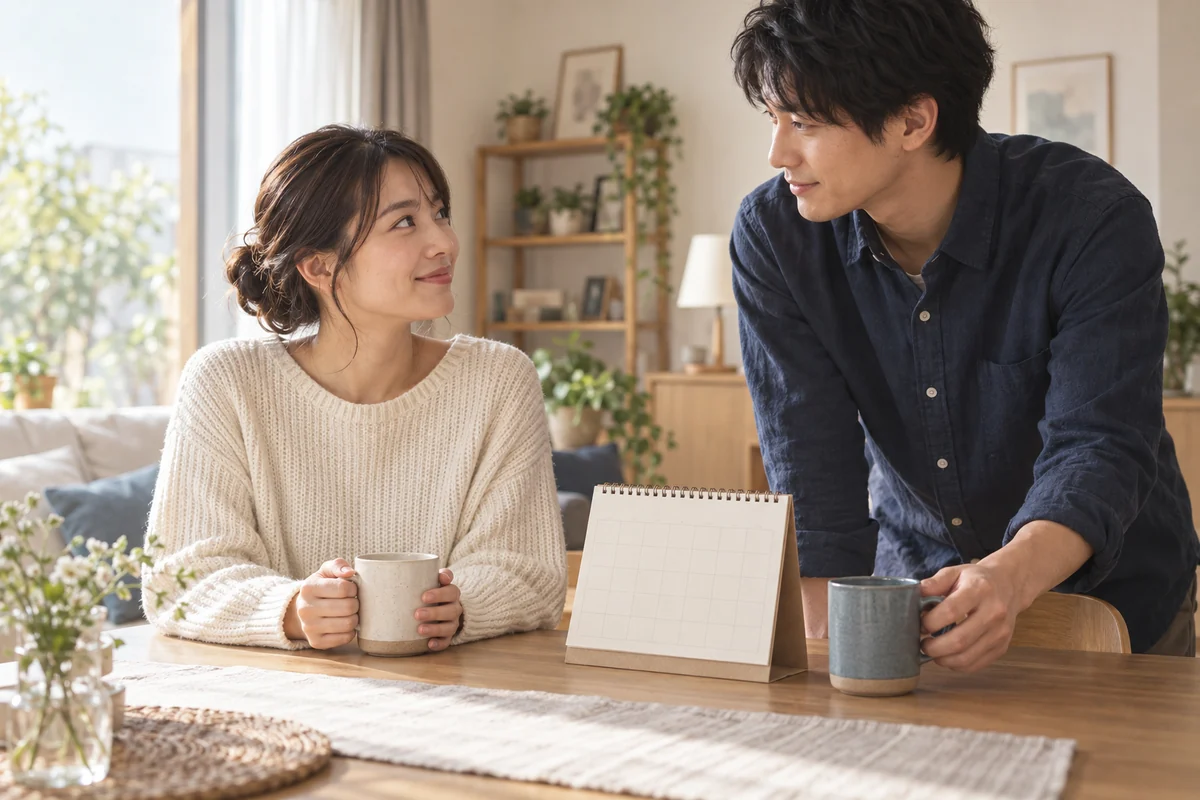 小さな約束を重ねながら信頼を取り戻すカップル