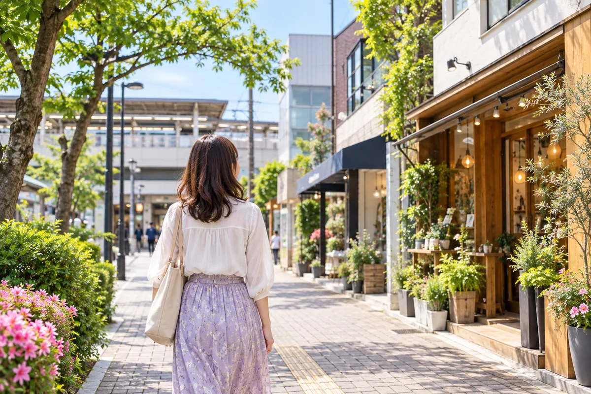 小平市で占いの相談先を探す女性