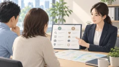 興信所へ相談する前に調査目的と確認範囲を整理する成人女性のイメージ