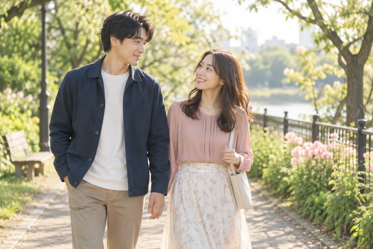 本命として向き合える恋へ笑顔で進む女性