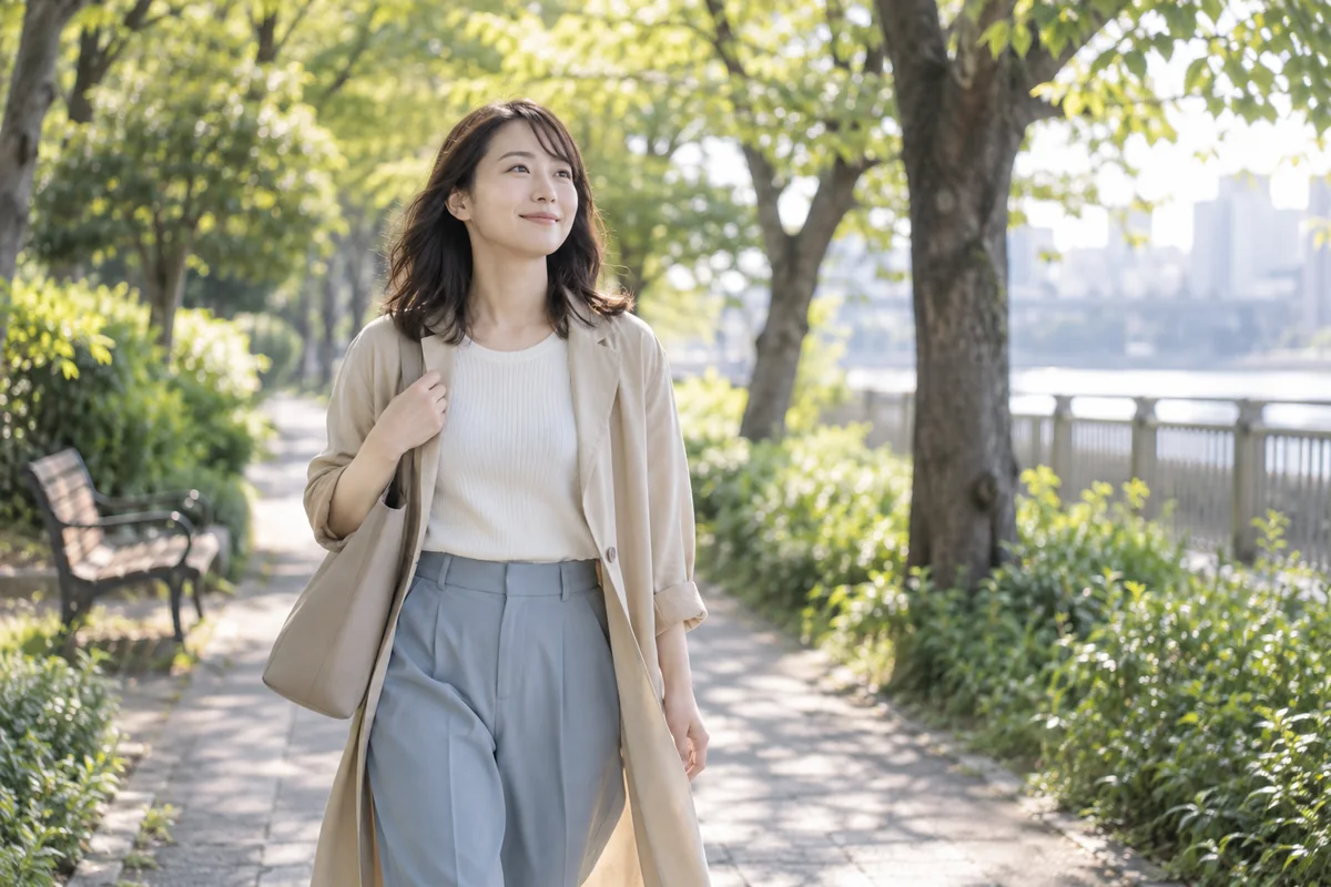 恋の結果を受け止めて自分らしく次へ進む女性