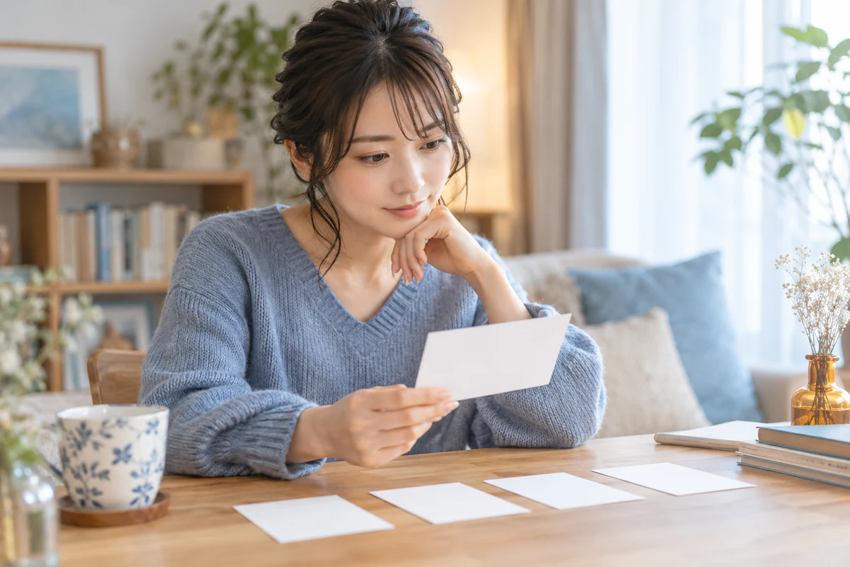 複数の口コミカードから会話傾向を比較するイメージ