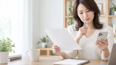 MR探偵事務所の口コミと料金と契約条件を確認する成人女性のイメージ