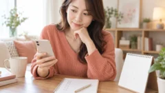 ペイターズの口コミと料金と安全な使い方を確認する成人女性のイメージ