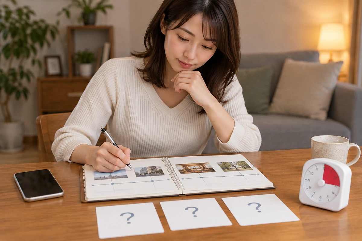 復縁相談の事実と質問を整理する女性