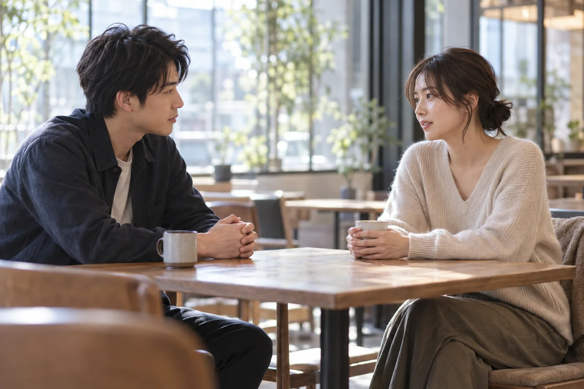 復縁前に今後の関係を率直に話し合う元恋人同士