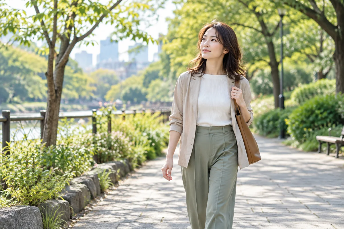 自分の境界線と今後の関係を落ち着いて考える女性