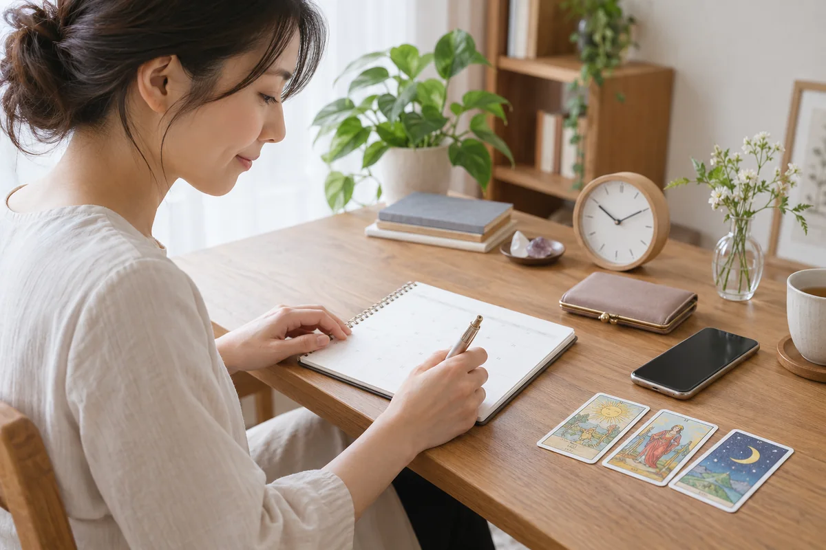 予約や料金など初回利用の疑問を確認するための小物