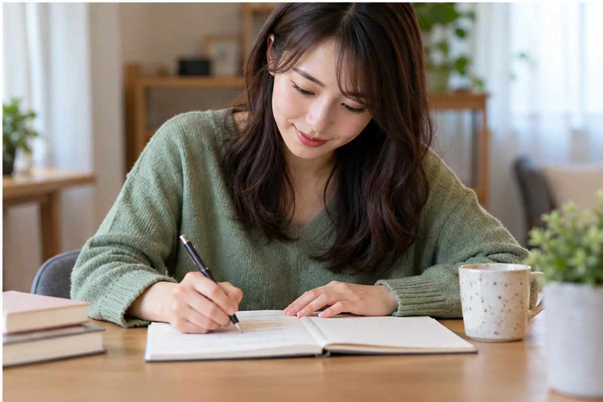 電話占いの利用時間と料金を確認する女性