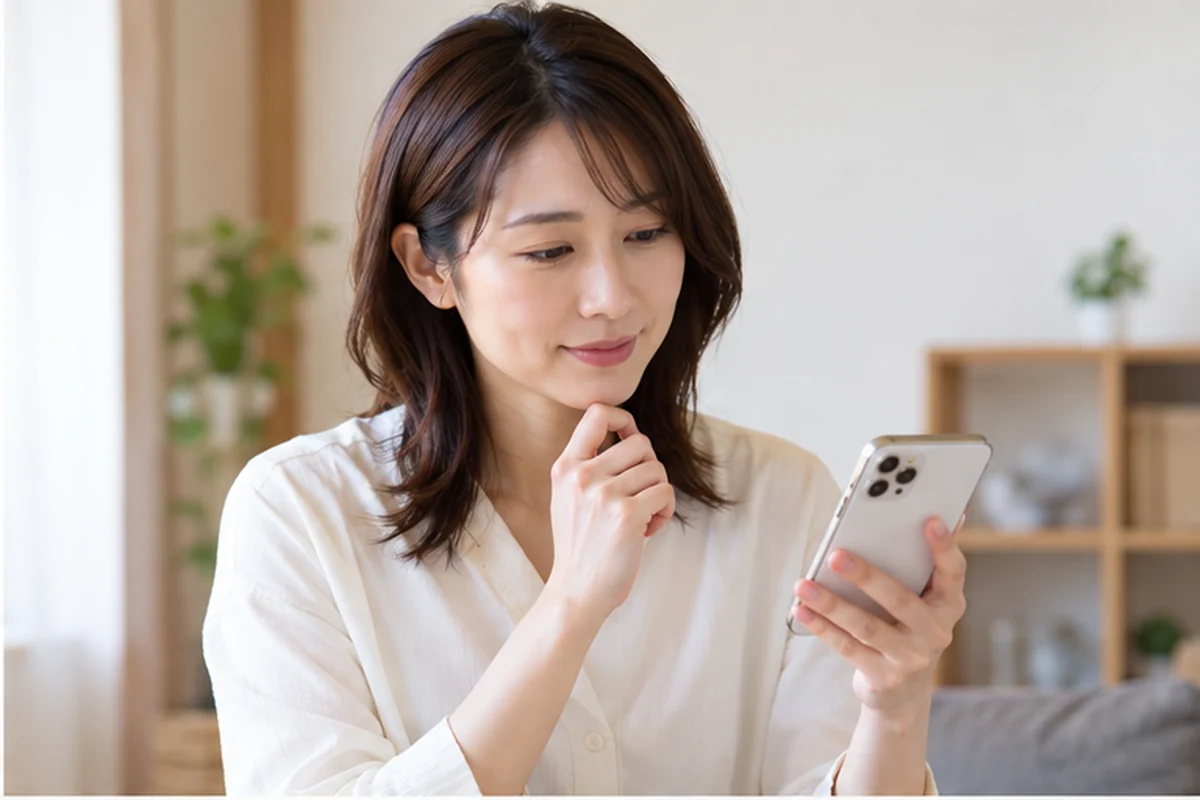 富樫ユキ先生への相談内容と質問をノートに整理する女性