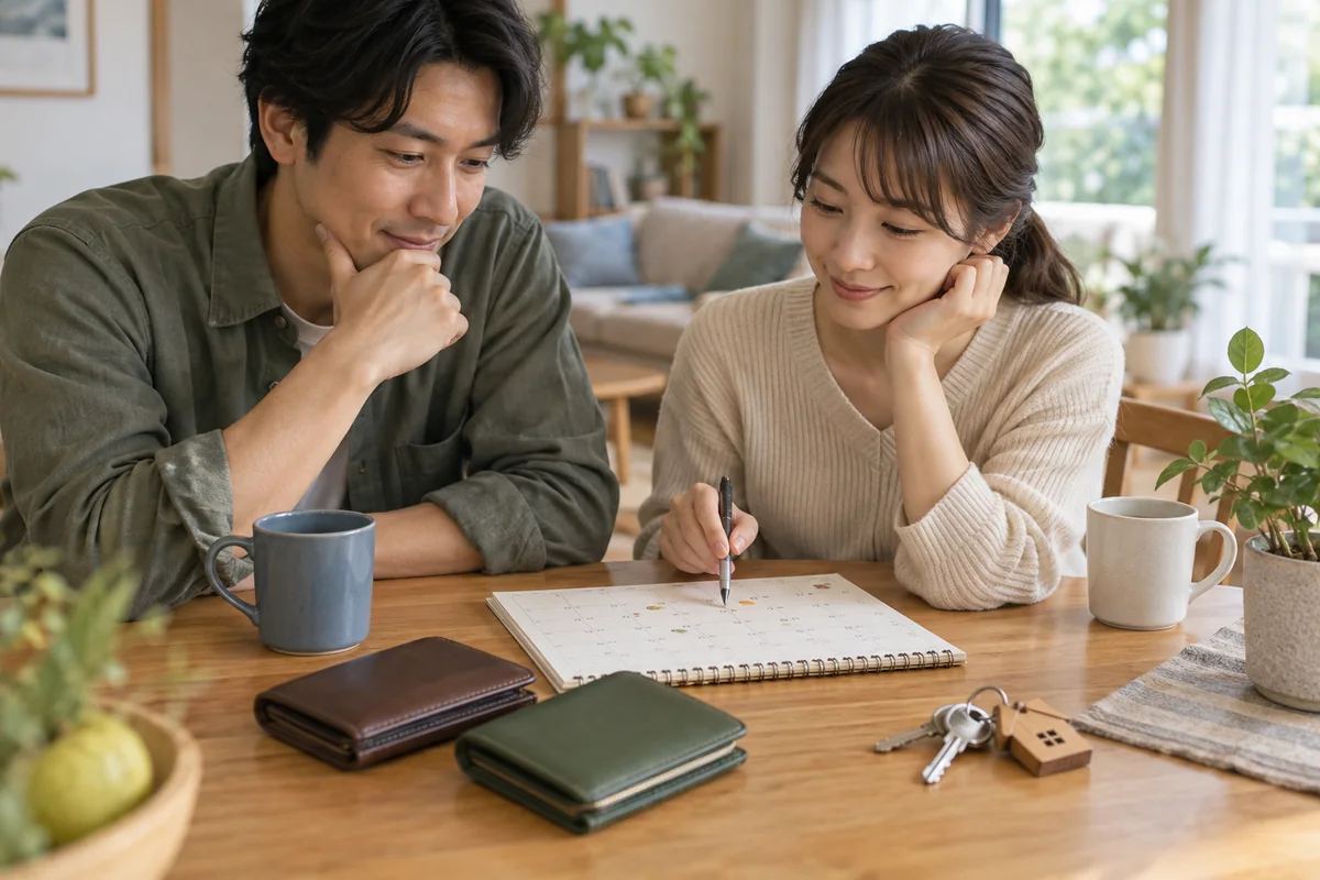 お金や家族や暮らしの価値観を表す小物