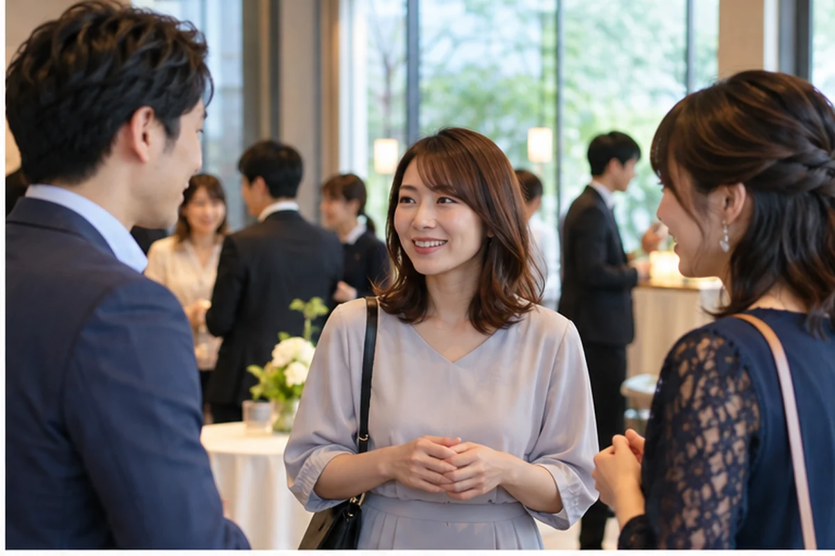 ツヴァイのパーティー・イベントの利用条件を落ち着いて比較する女性