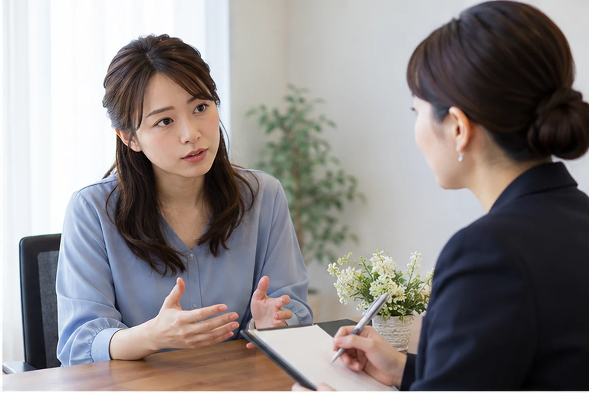 ツヴァイの口コミ・評判の利用条件を落ち着いて比較する女性